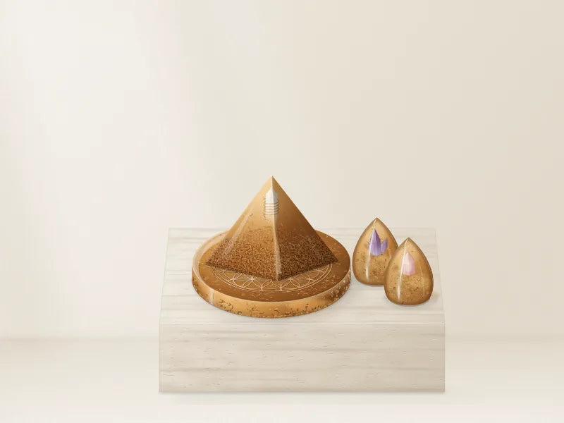 Handgemaakte orgonites uit ons atelier
